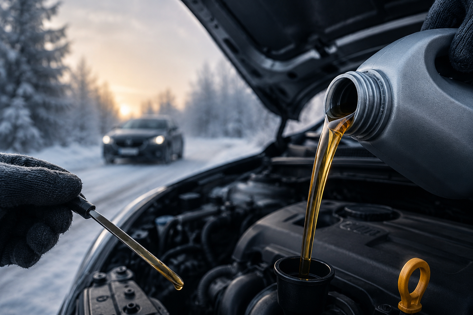 Frio intenso: o que acontece com o óleo do motor e como evitar problemas no seu carro